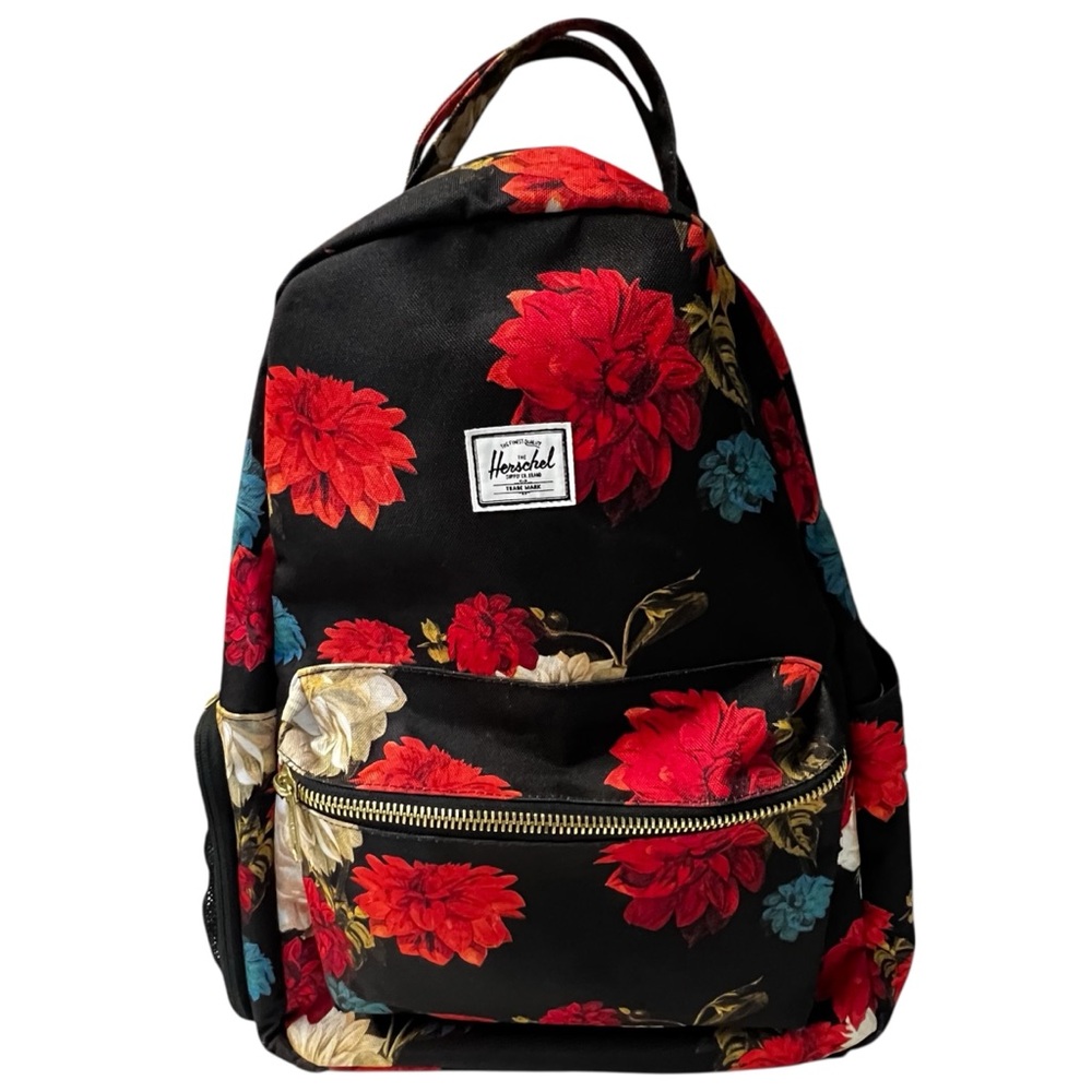 Herschel Supply Co. Nova Mid-Volume Backpack Black Floral Print